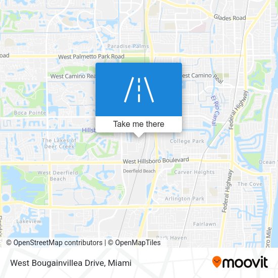 West Bougainvillea Drive map
