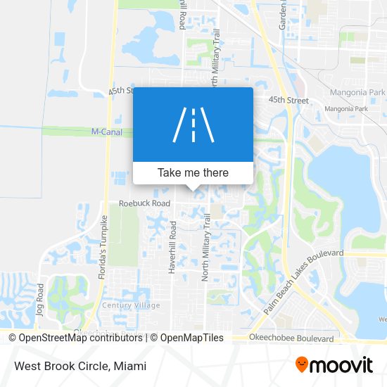Mapa de West Brook Circle