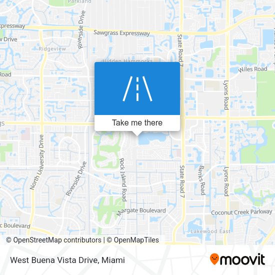 West Buena Vista Drive map