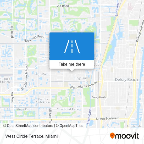 Mapa de West Circle Terrace