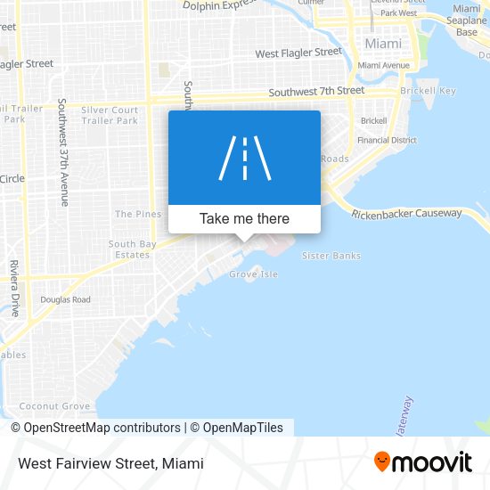 West Fairview Street map