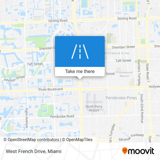 Mapa de West French Drive