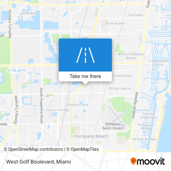 Mapa de West Golf Boulevard