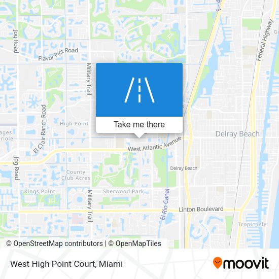 West High Point Court map