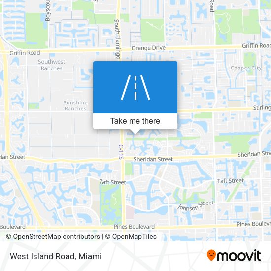 Mapa de West Island Road
