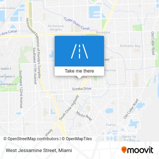 Mapa de West Jessamine Street