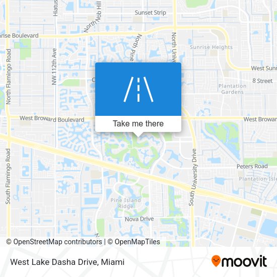West Lake Dasha Drive map