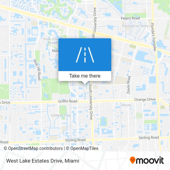 West Lake Estates Drive map
