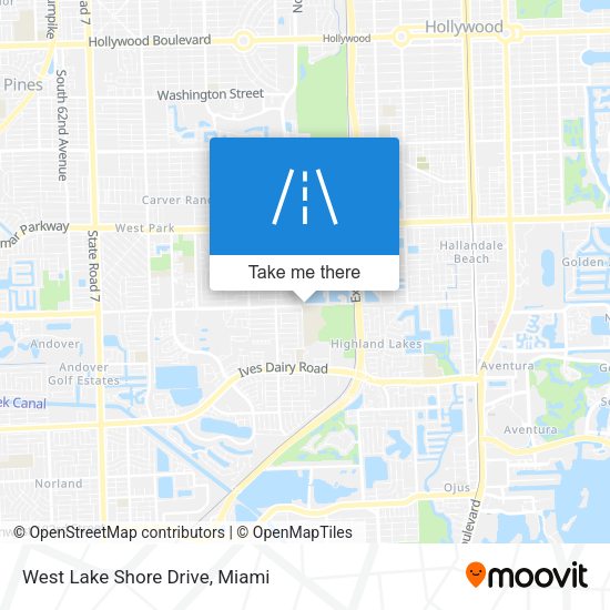 Mapa de West Lake Shore Drive
