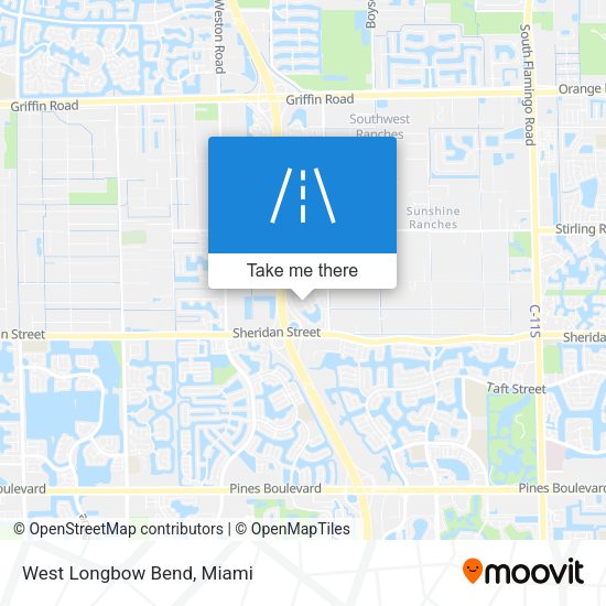 Mapa de West Longbow Bend