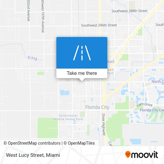 Mapa de West Lucy Street