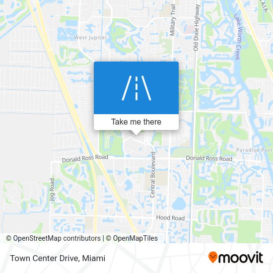 Mapa de Town Center Drive