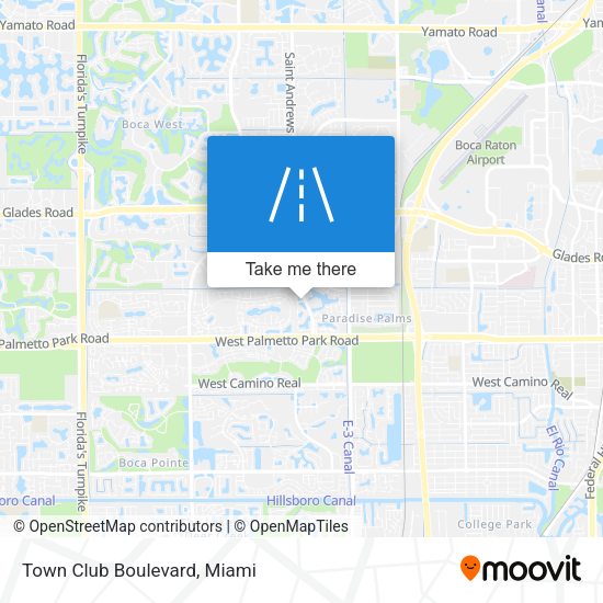 Mapa de Town Club Boulevard
