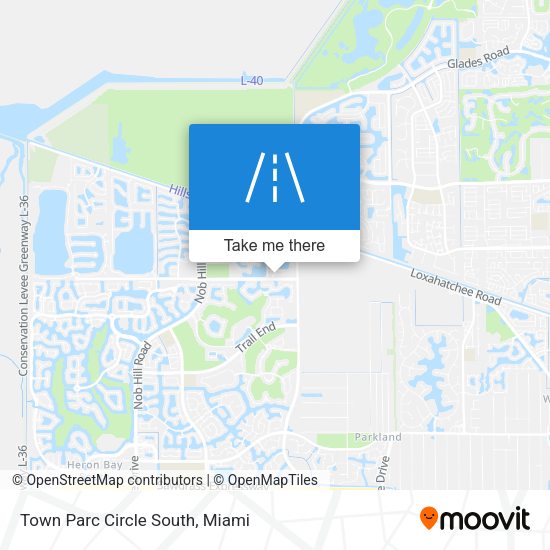 Town Parc Circle South map