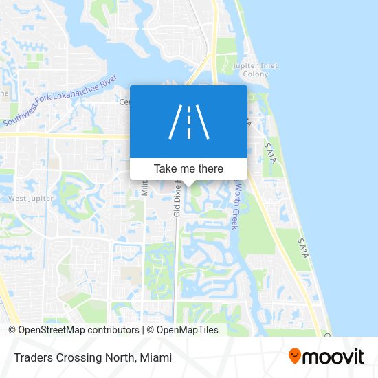 Mapa de Traders Crossing North