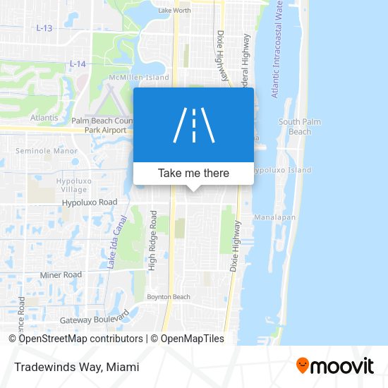Mapa de Tradewinds Way