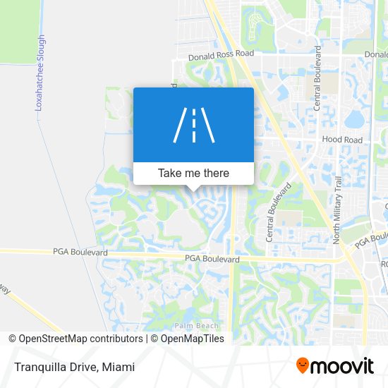 Mapa de Tranquilla Drive