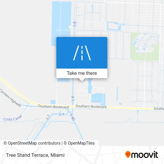 Tree Stand Terrace map