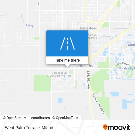 Mapa de West Palm Terrace