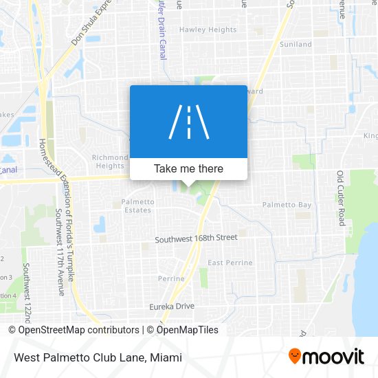 Mapa de West Palmetto Club Lane
