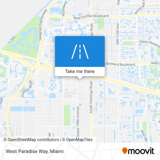 Mapa de West Paradise Way