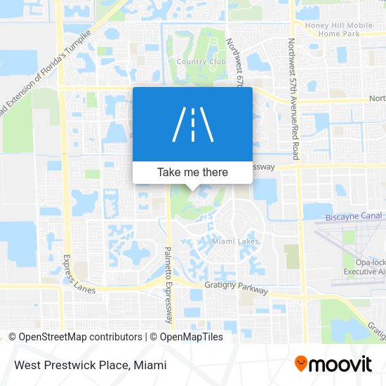 Mapa de West Prestwick Place