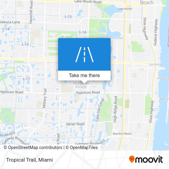 Mapa de Tropical Trail