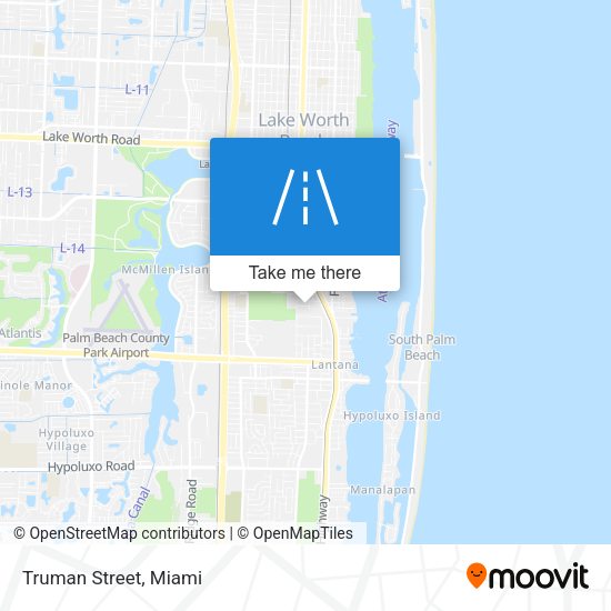 Mapa de Truman Street