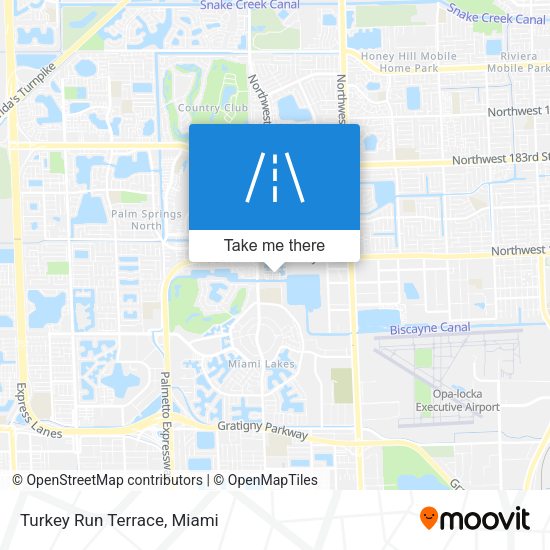 Mapa de Turkey Run Terrace