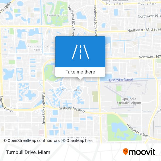 Turnbull Drive map