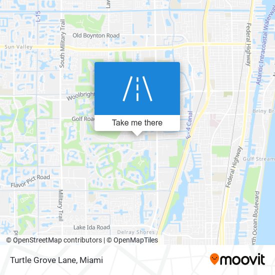 Mapa de Turtle Grove Lane