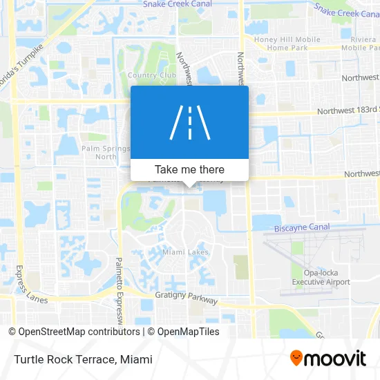 Turtle Rock Terrace map