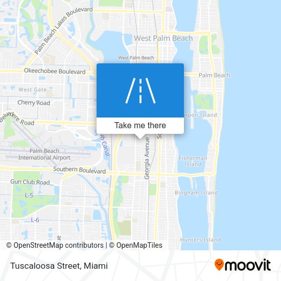 Tuscaloosa Street map