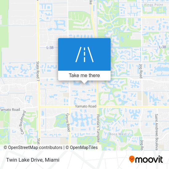 Mapa de Twin Lake Drive