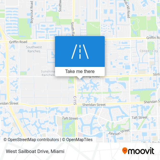 Mapa de West Sailboat Drive