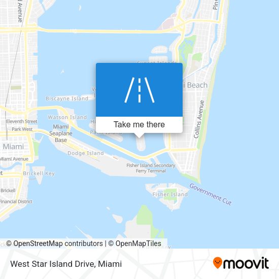 West Star Island Drive map