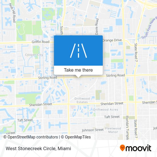 Mapa de West Stonecreek Circle