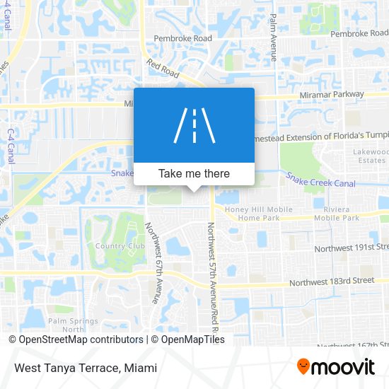 Mapa de West Tanya Terrace