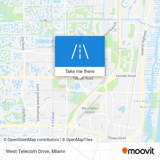 West Telecom Drive map