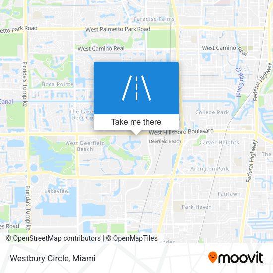 Mapa de Westbury Circle
