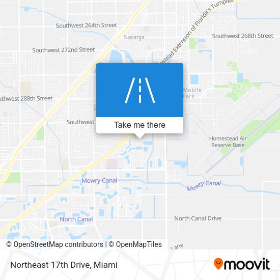 Mapa de Northeast 17th Drive