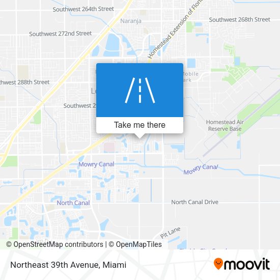 Northeast 39th Avenue map