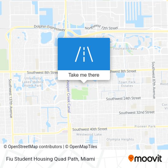 Mapa de Fiu Student Housing Quad Path