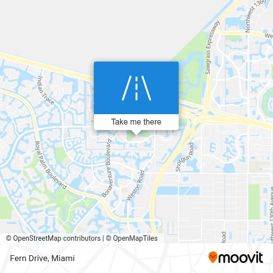 Fern Drive map