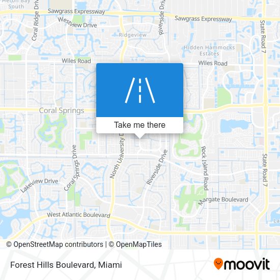 Mapa de Forest Hills Boulevard