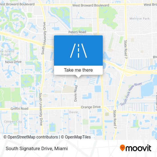 South Signature Drive map