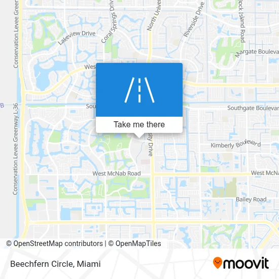 Beechfern Circle map