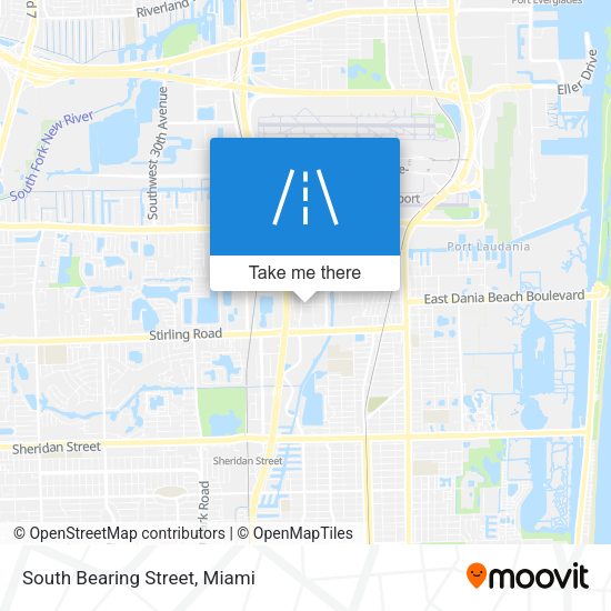 South Bearing Street map