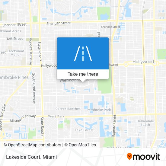 Mapa de Lakeside Court