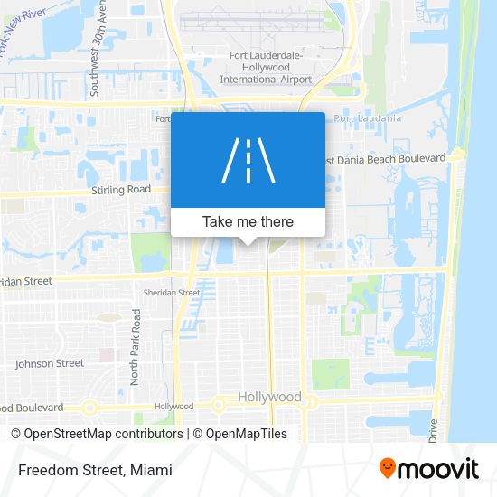 Mapa de Freedom Street